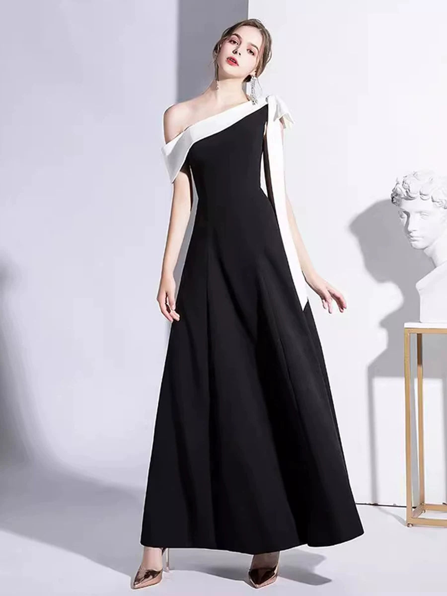 Women's Slim-waist Sleeveless Maxi Slimming Elegant Evening Dress Formal Midi Dress Party Dress Formal Party Wedding Guest Dress