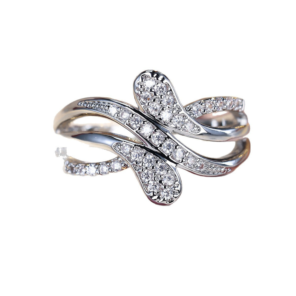 Cubic zirconia jewelry set by Yoshan, detail view 7