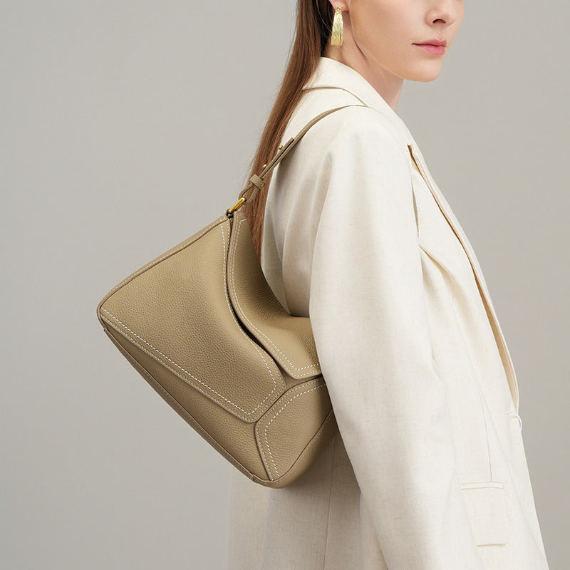 Women's Commute Geometric Office Leather Workwear Crossbody Bag for Travel and Sightseeing Everyday Casual Streetwear Premium Date Night School
