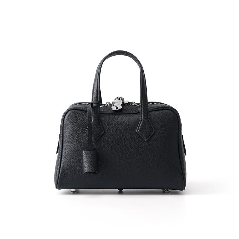 Women's Large-capacity Leather Boston Bag Hobo for Everyday Use Travel Work Premium Versatile Office School