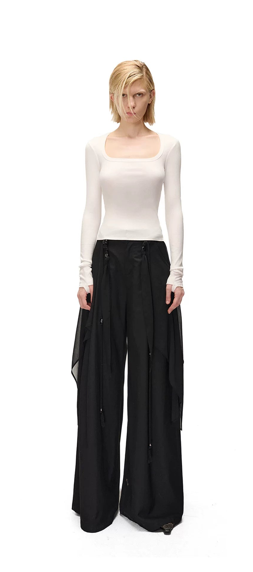 Women's Chiffon Draped Oversized Slim-fit Casual Clothing Top Weekend Everyday Wear Slimming