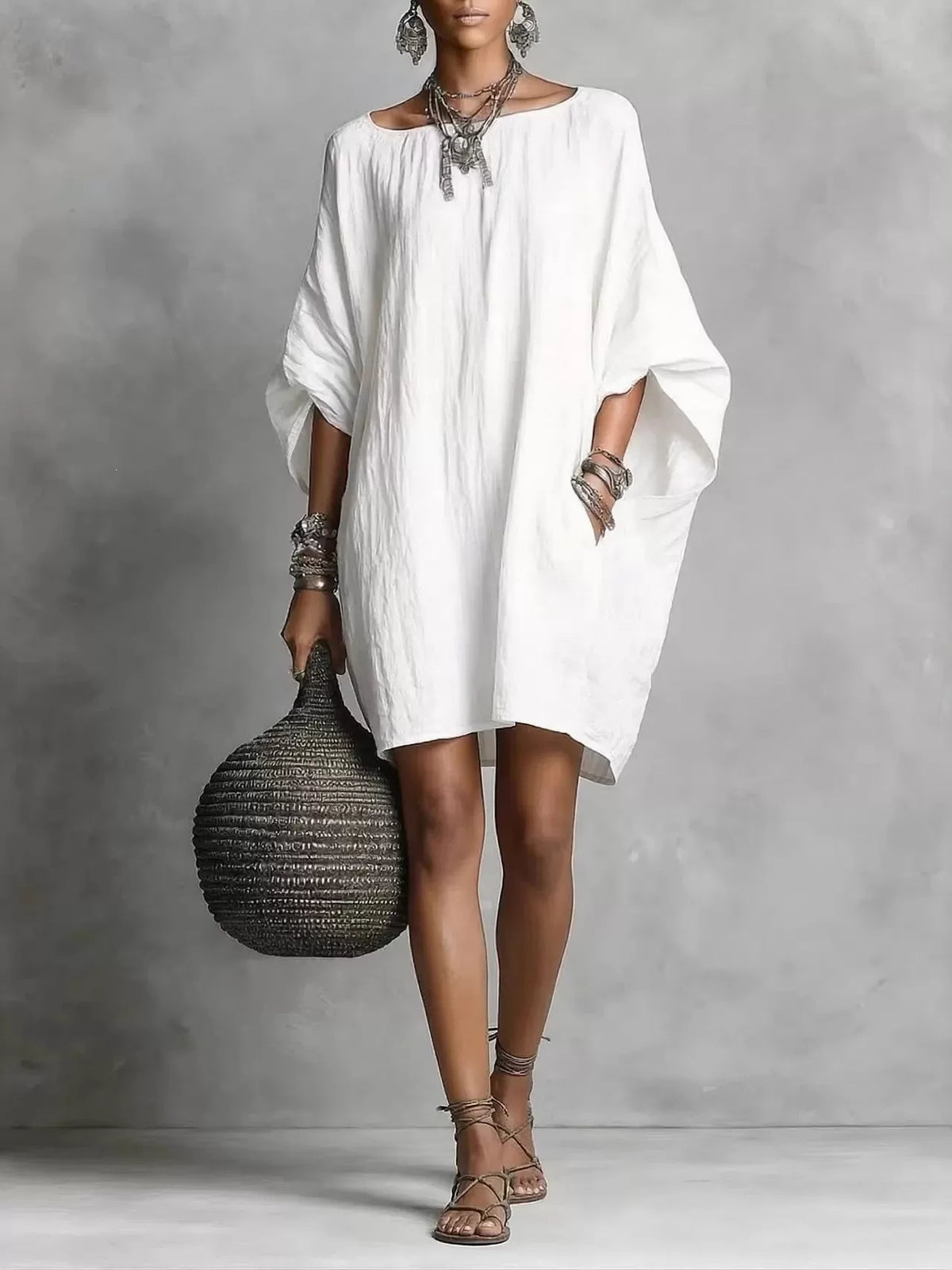 Women's Off-shoulder Long Sleeve Elegant Retro Dress Party Evening Outfit Party Evening Casual Outfit
