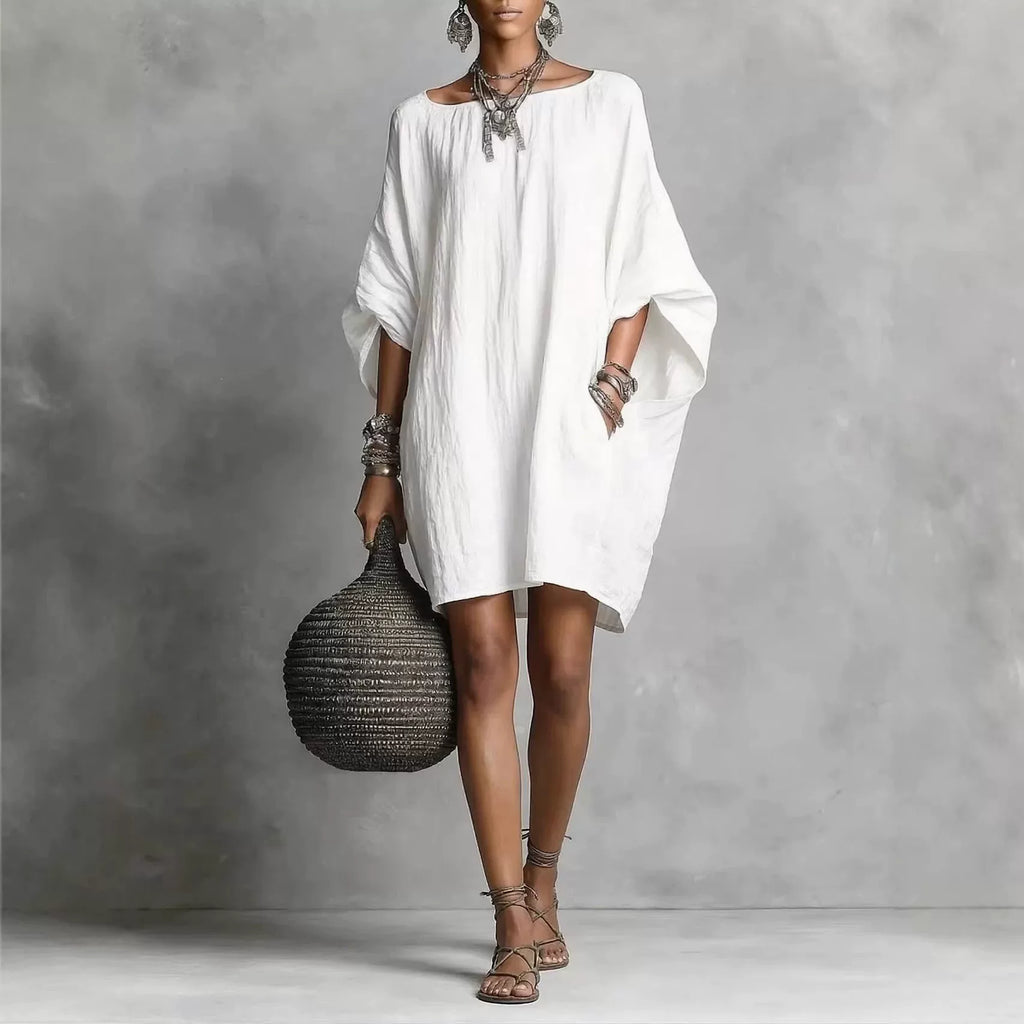 Women's Off-shoulder Long Sleeve Elegant Retro Dress Party Evening Outfit Party Evening Casual Outfit