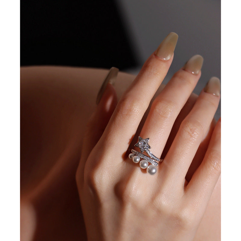 Cubic zirconia layered bracelet by Yoshan