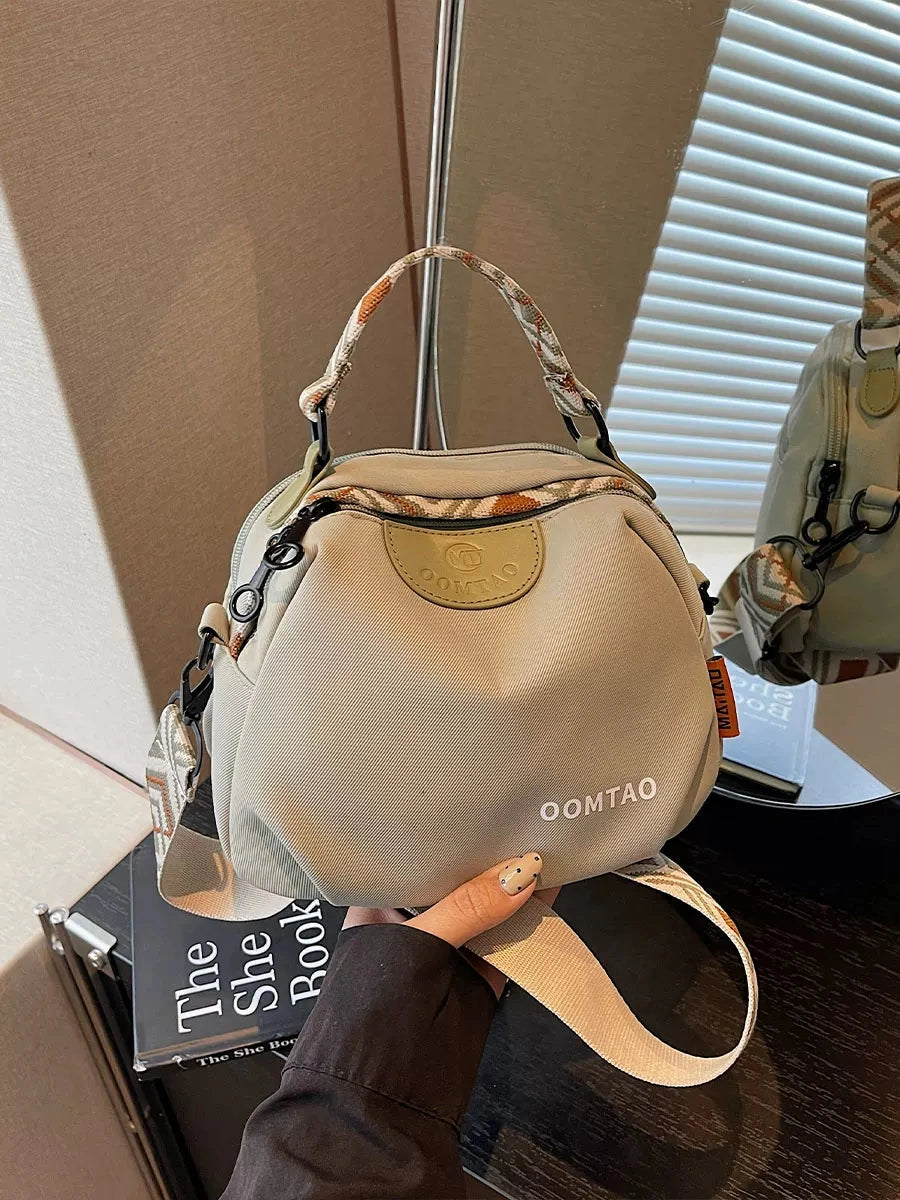 Women's Large-capacity Nylon Commuter Summer Office Workwear Casual Crossbody Bag Shoulder Purse Handbag Work Travel Everyday Purse
