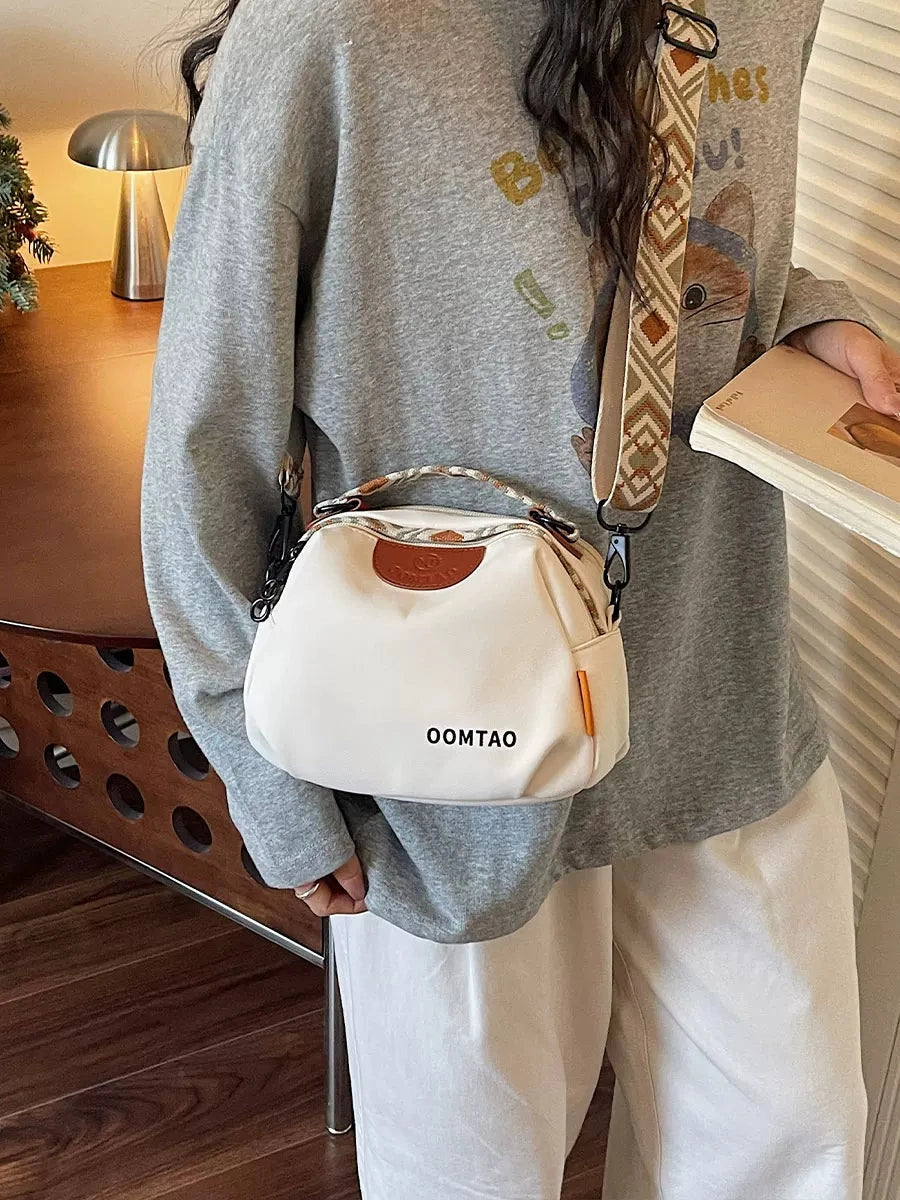 Women's Large-capacity Nylon Commuter Summer Office Workwear Casual Crossbody Bag Shoulder Purse Handbag Work Travel Everyday Purse