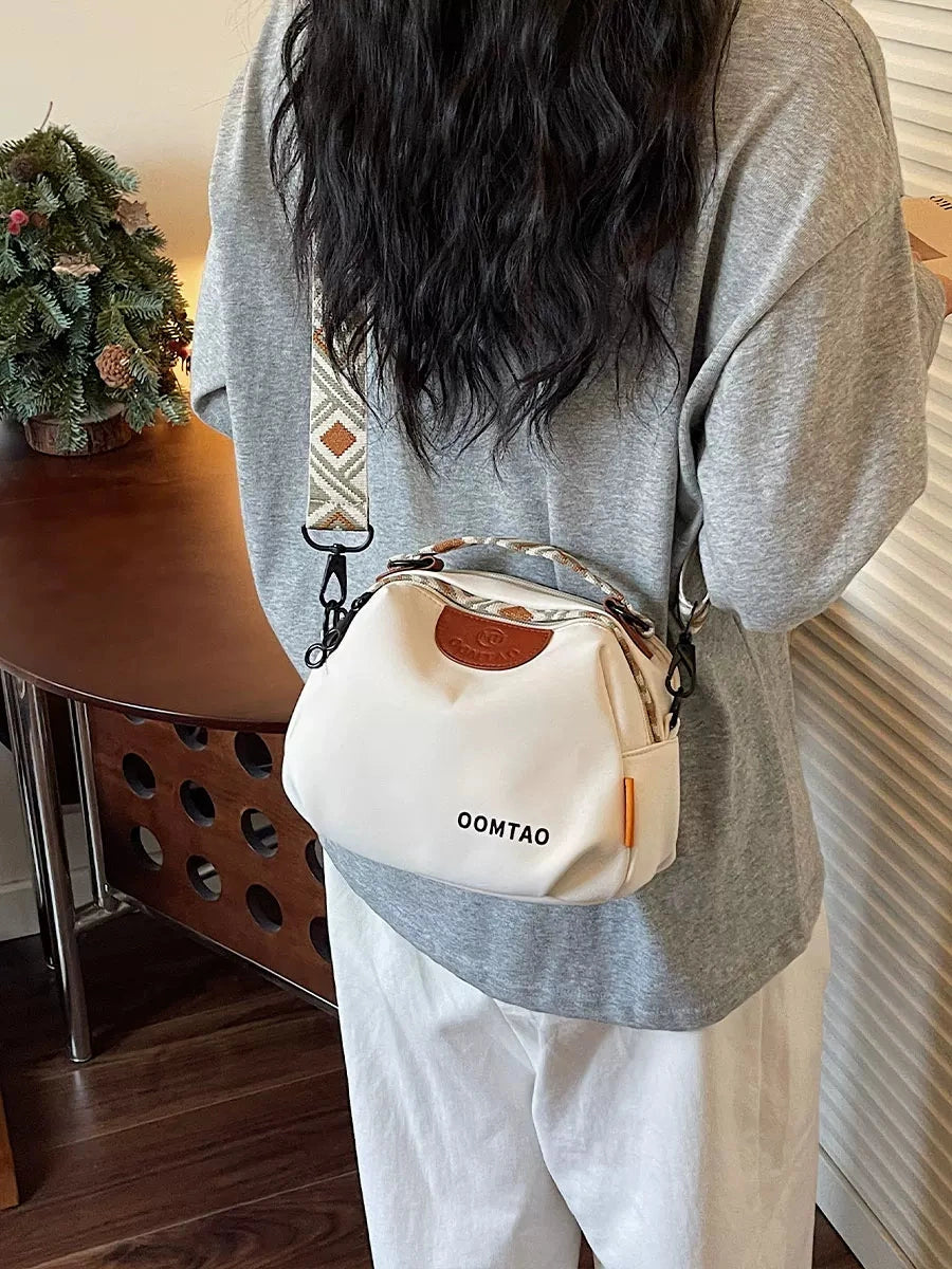 Women's Large-capacity Nylon Commuter Summer Office Workwear Casual Crossbody Bag Shoulder Purse Handbag Work Travel Everyday Purse