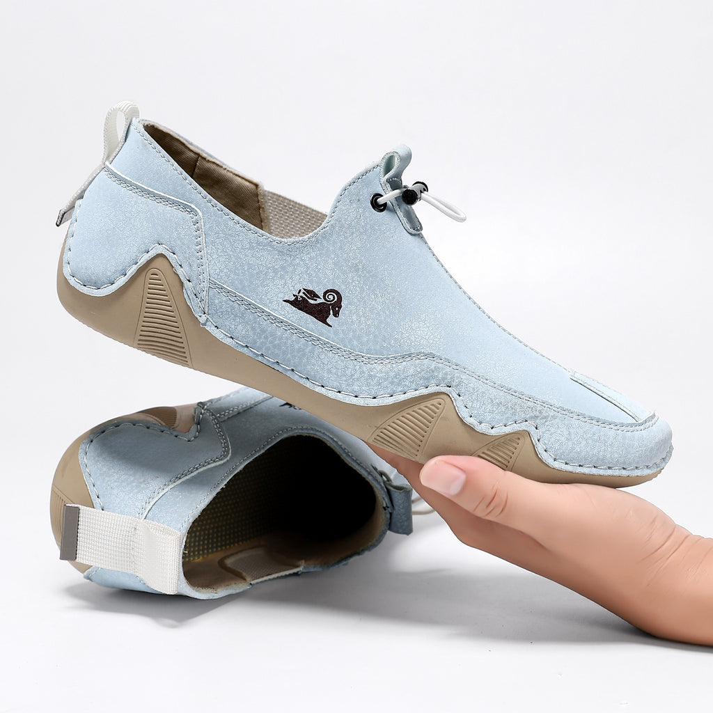 Men's Breathable Slip-On Casual Leather Dress Shoes Loafers Office Walking Everyday