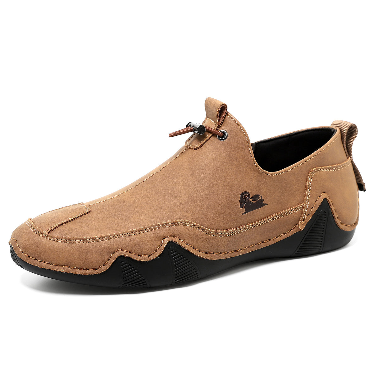 Men's Breathable Slip-On Casual Leather Dress Shoes Loafers Office Walking Everyday