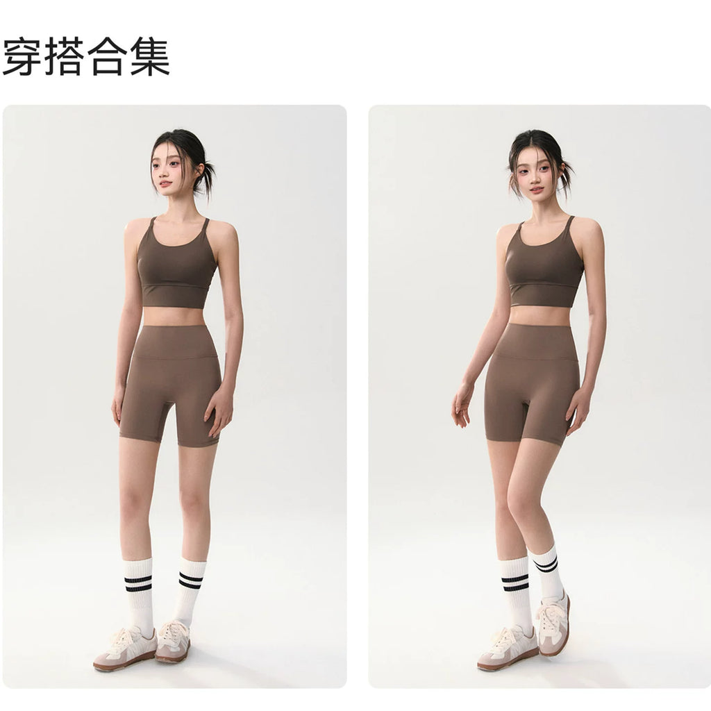 Women's Summer Sports Bra Wireless Racerback Support Travel Everyday Wear Seasonal Look Weekend
