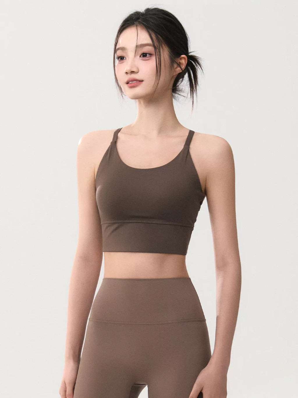 Women's Summer Sports Bra Wireless Racerback Support Travel Everyday Wear Seasonal Look Weekend