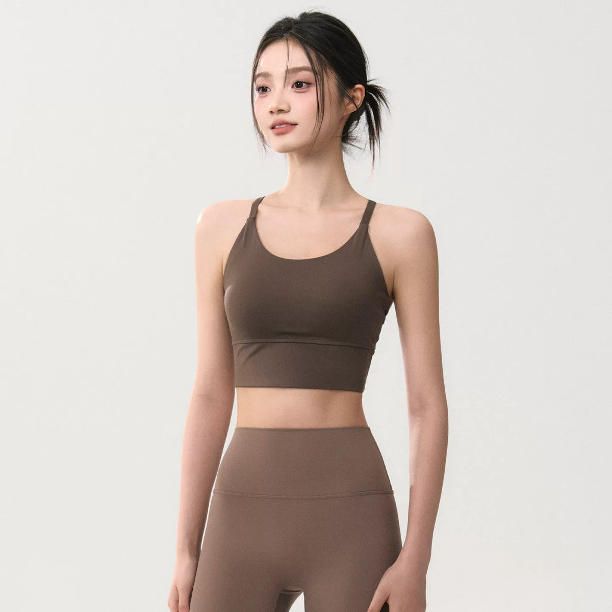 Women's Summer Sports Bra Wireless Racerback Support Travel Everyday Wear Seasonal Look Weekend
