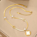 Gold pendant necklace by Yoshan