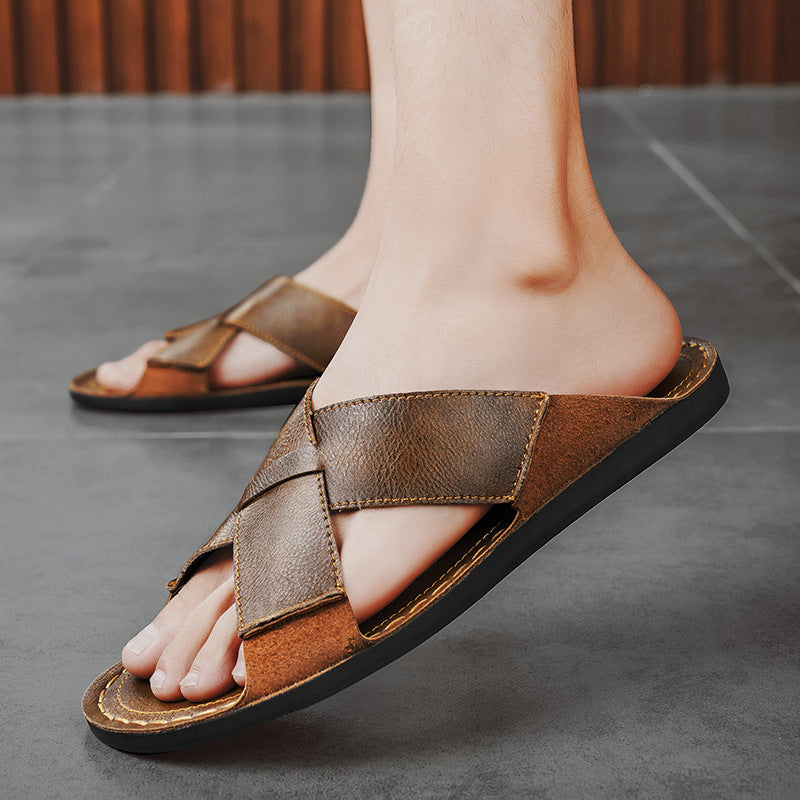 Women's Summer Plus Size Sole Sandals Beach Vacation Wedding Guest Strappy Everyday Wear