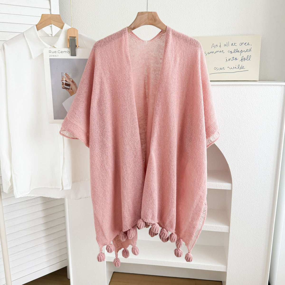 Women's Tassel Knit Shawls Scarves Scarf Fashion Wrap Pashmina Gift Office Travel