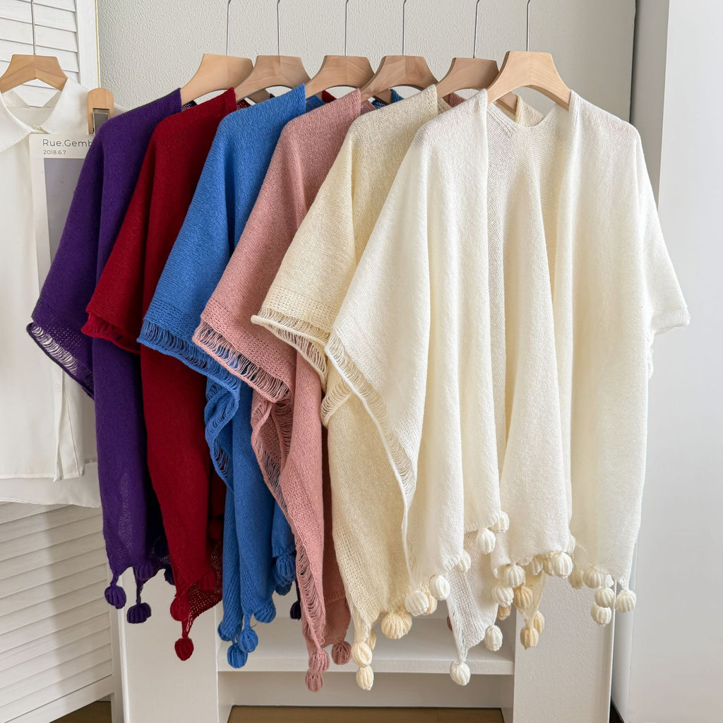 Women's Tassel Knit Shawls Scarves Scarf Fashion Wrap Pashmina Gift Office Travel