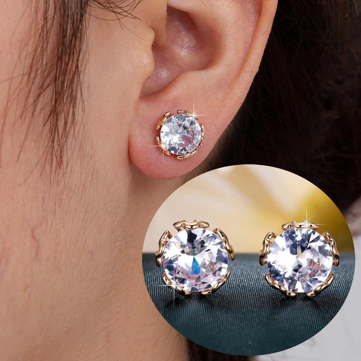 Hoop earrings by Yoshan, detail view 5