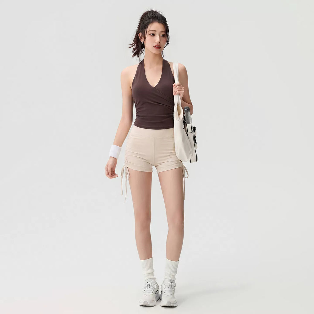 Women's Slim-Fit Sports Bra Wireless Racerback Support Travel Everyday Wear Seasonal Look Weekend