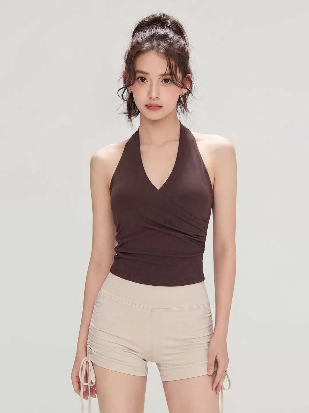 Women's Slim-Fit Sports Bra Wireless Racerback Support Travel Everyday Wear Seasonal Look Weekend
