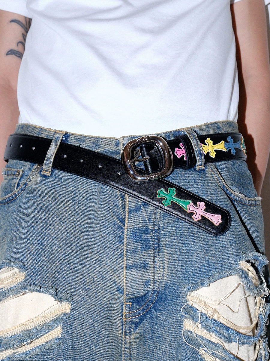 Women's Pin Buckle Embossed Black Retro Waist Belt Gift Party Everyday Wear Premium Designer Office Vacation