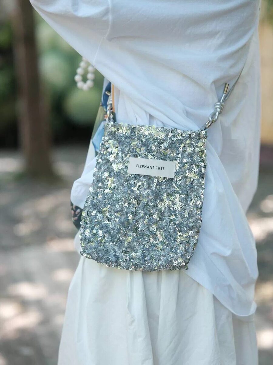 Women's Large-Capacity Heavy-Duty Glitter Summer Bags Handbag for Work and Travel Office