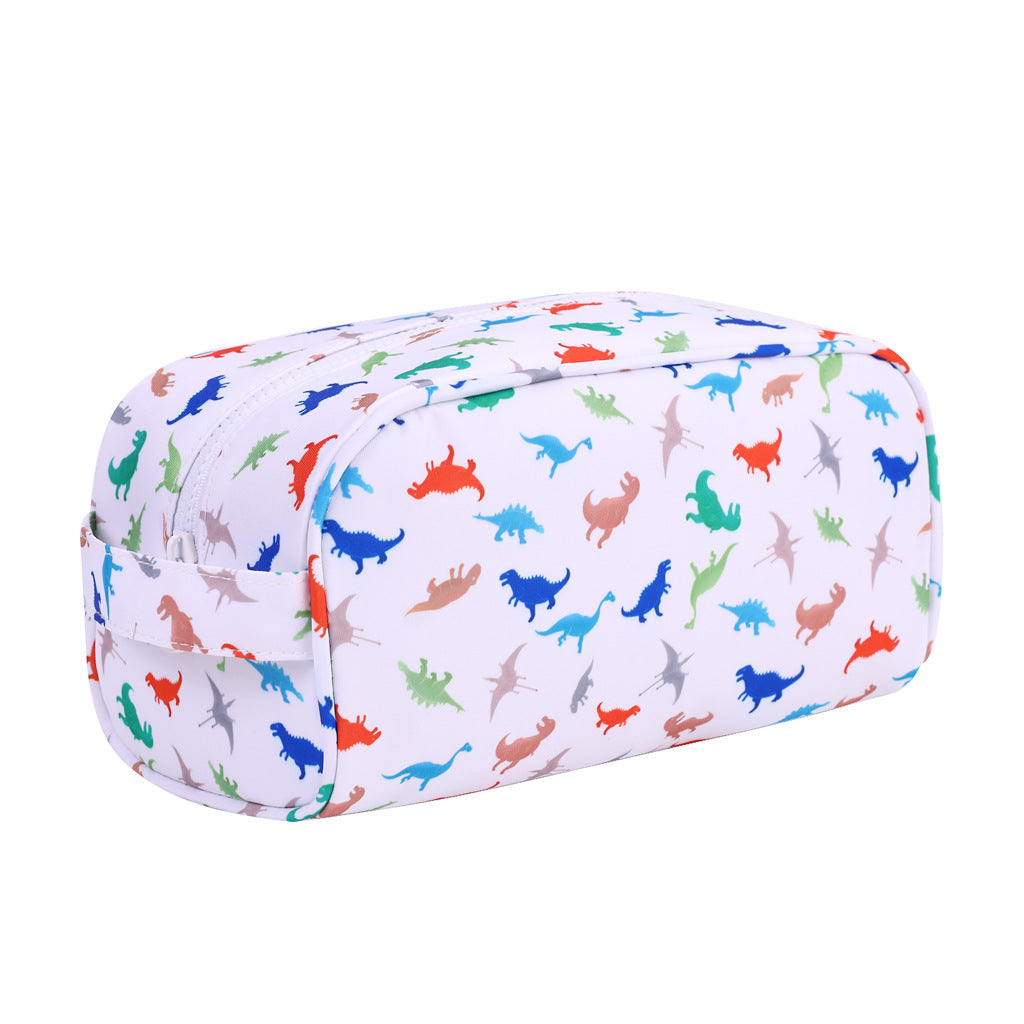 Large-Capacity Nylon Makeup Bag Travel Cosmetic Pouch Gift Everyday Toiletry