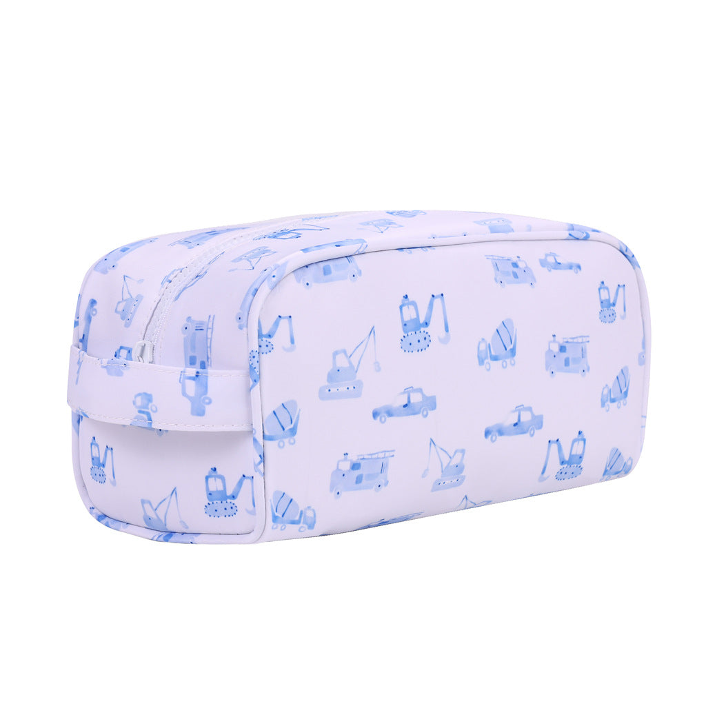 Large-Capacity Nylon Makeup Bag Travel Cosmetic Pouch Gift Everyday Toiletry