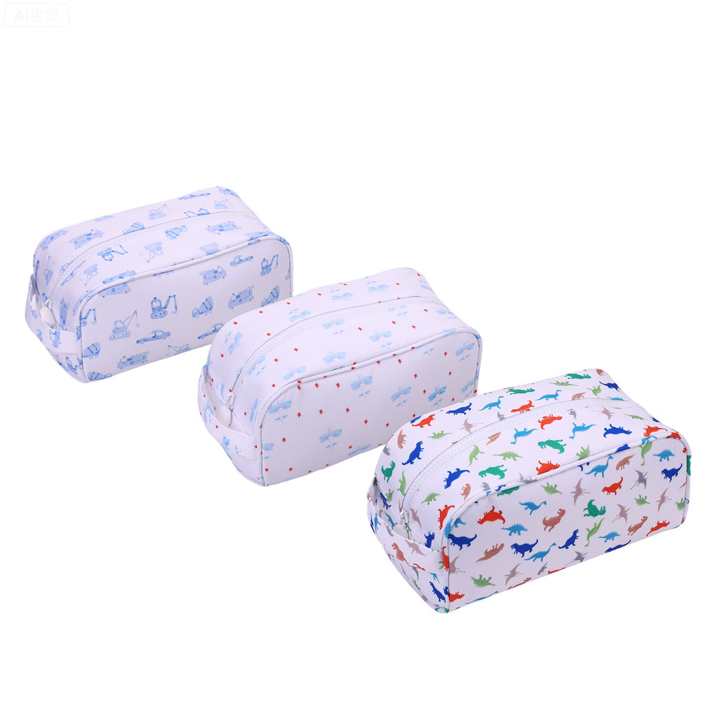Large-Capacity Nylon Makeup Bag Travel Cosmetic Pouch Gift Everyday Toiletry
