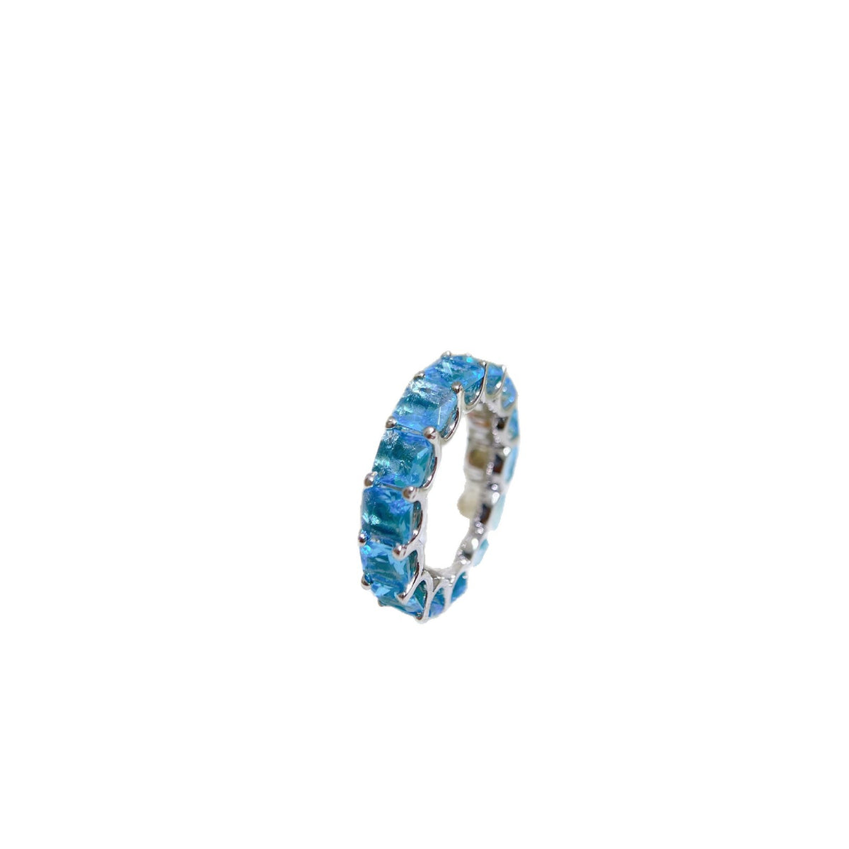 Cubic zirconia jewelry set by Yoshan, detail view 5