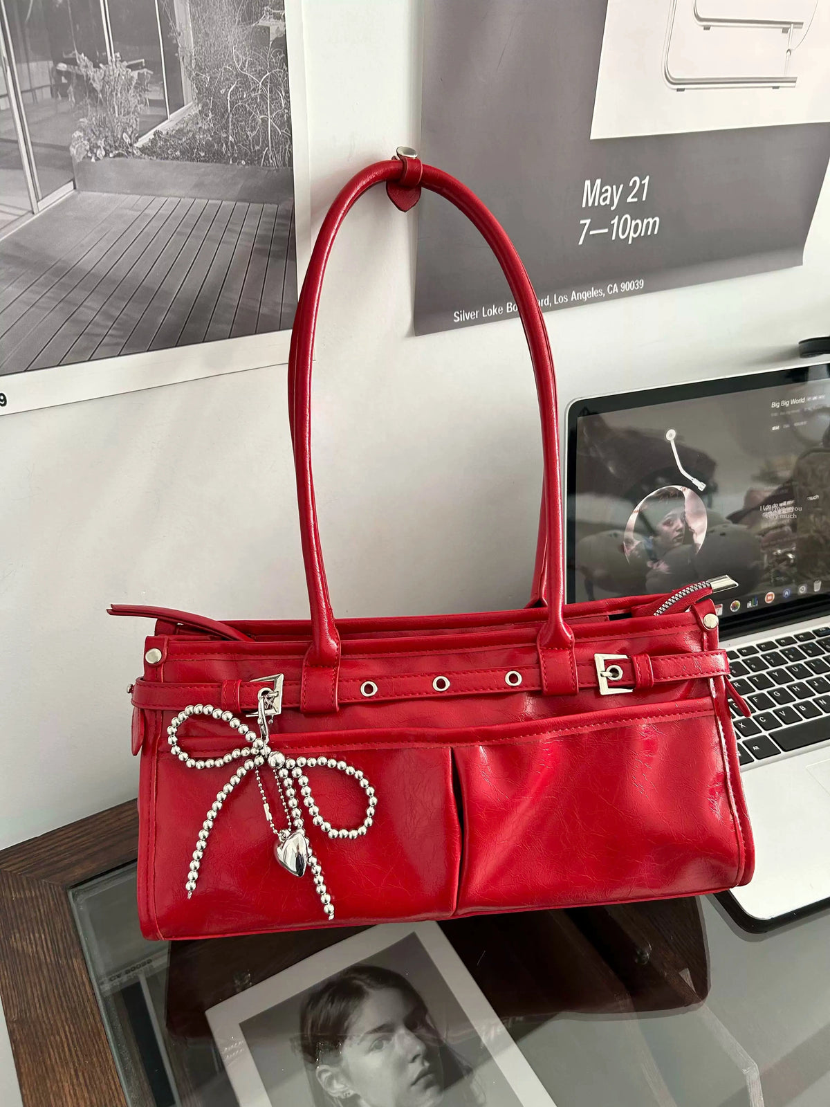 Women's Office Designer Workwear Underarm Bag Shoulder Purse Handbag Work Travel Everyday Purse