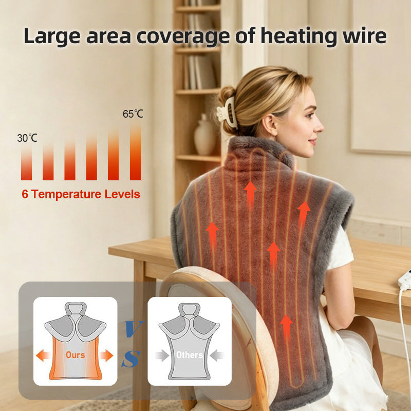 Heated Throw Blanket Usb Shawl Home Office Travel Portable Electric Wrap Heating