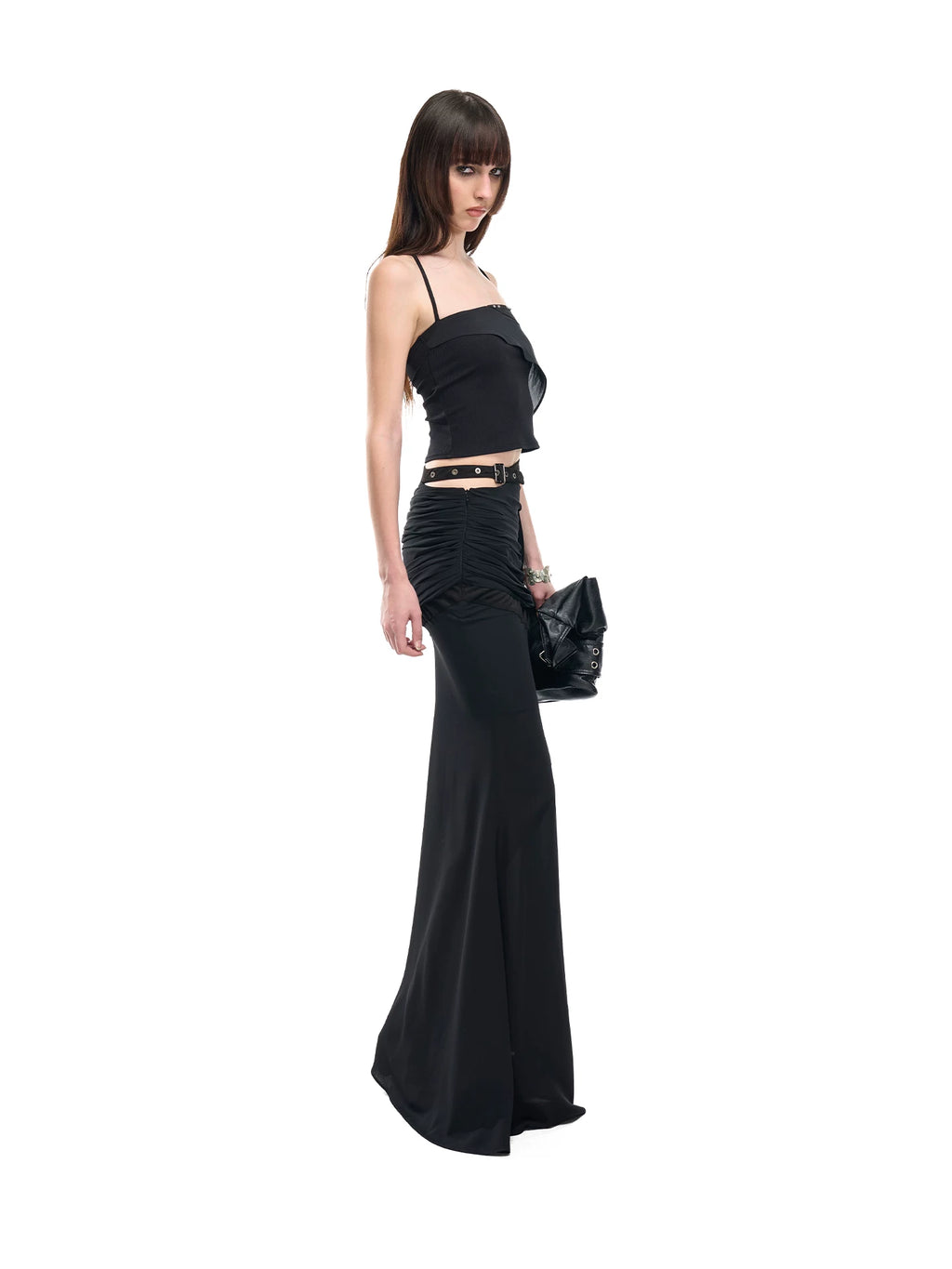 Women's Chiffon Longline Mermaid Skirt for Summer Outfits Office Weekend Everyday Wear Date Night Holiday Party