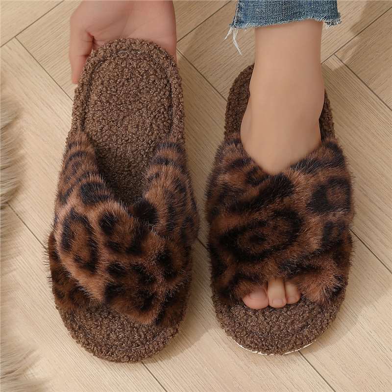 Women's Chunky Sole Fleece-lined Slippers Outdoor Mules Casual Everyday Wear Womenswear