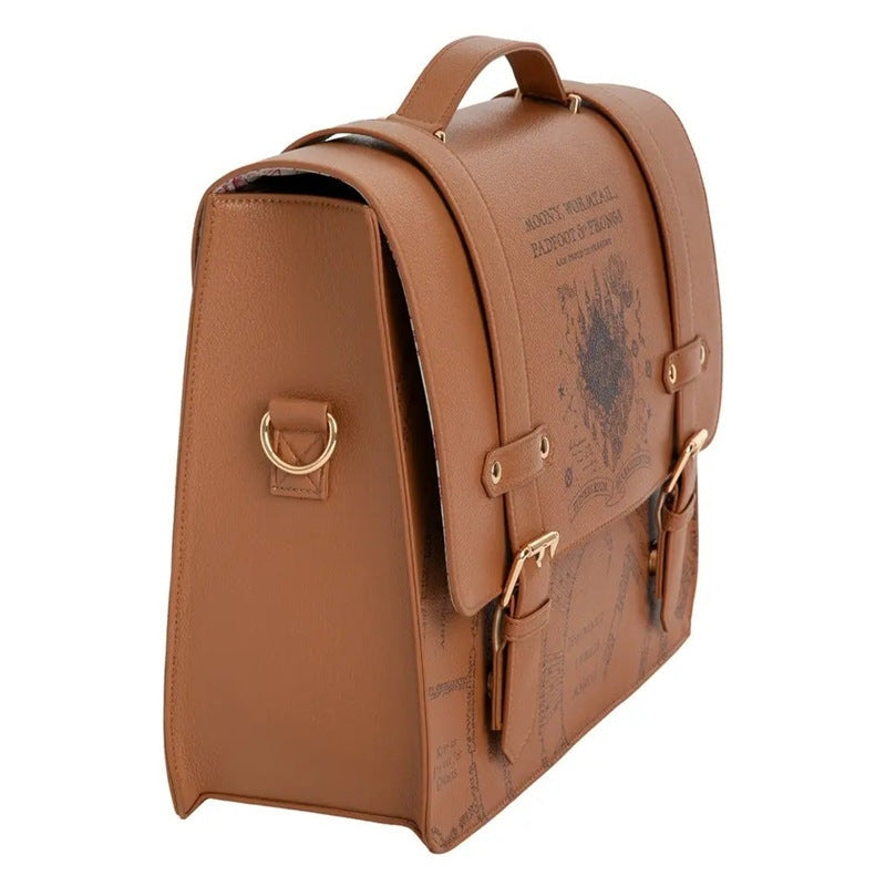 Retro Messenger Bag Backpack Duffel Travel Work Weekend Carry Small Purse Everyday Wear