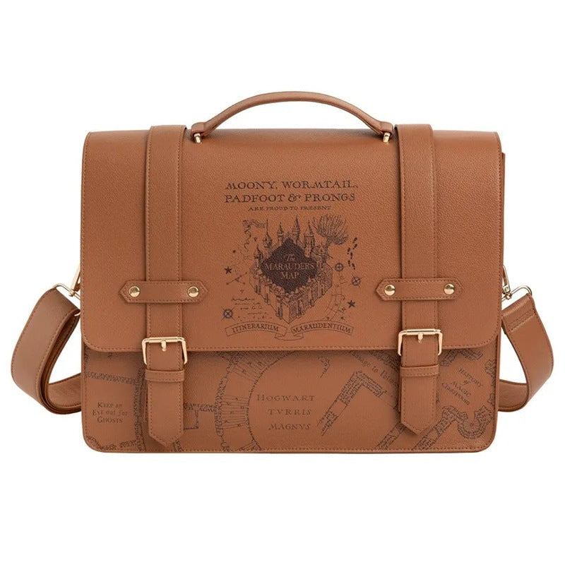 Retro Messenger Bag Backpack Duffel Travel Work Weekend Carry Small Purse Everyday Wear