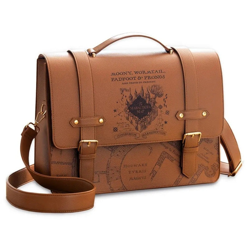 Retro Messenger Bag Backpack Duffel Travel Work Weekend Carry Small Purse Everyday Wear