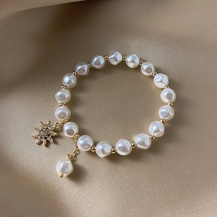 Style pearl retro bracelet by Yoshan, view 2