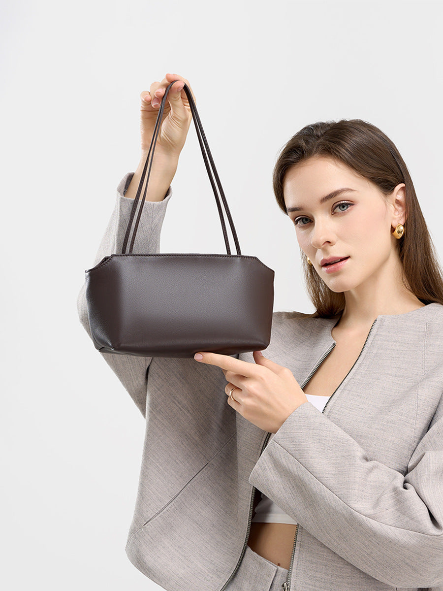 Women's Leather Underarm Bag Crossbody for Travel and Sightseeing Everyday Casual Streetwear Premium Date Night Office