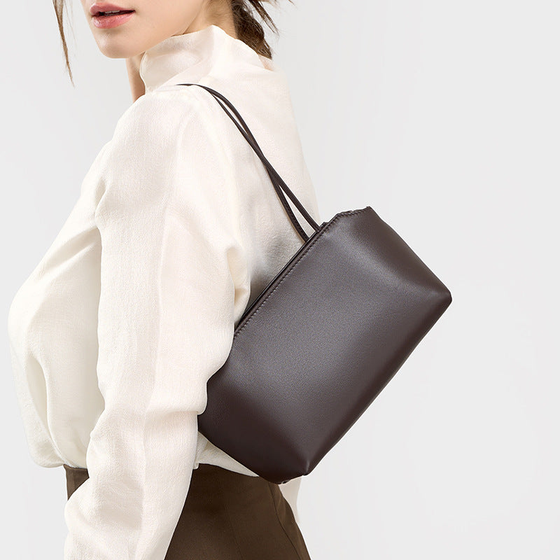 Women's Leather Underarm Bag Crossbody for Travel and Sightseeing Everyday Casual Streetwear Premium Date Night Office