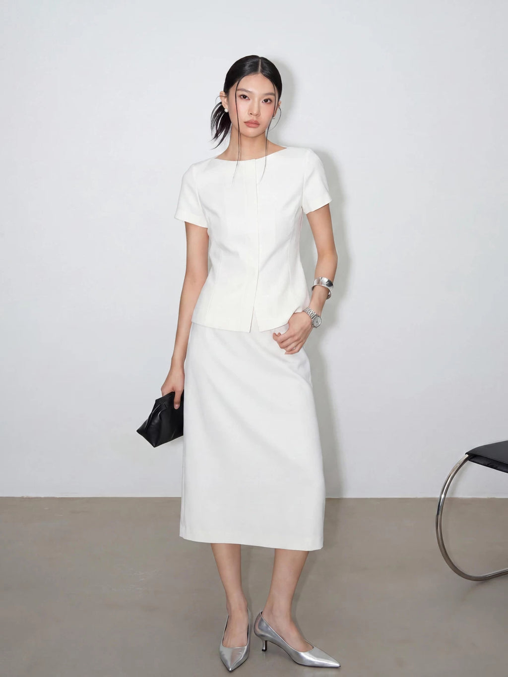 Women's Summer Office Cropped Workwear Business Suit Set for Interview Outfits Casual Spring Date Night Holiday Party