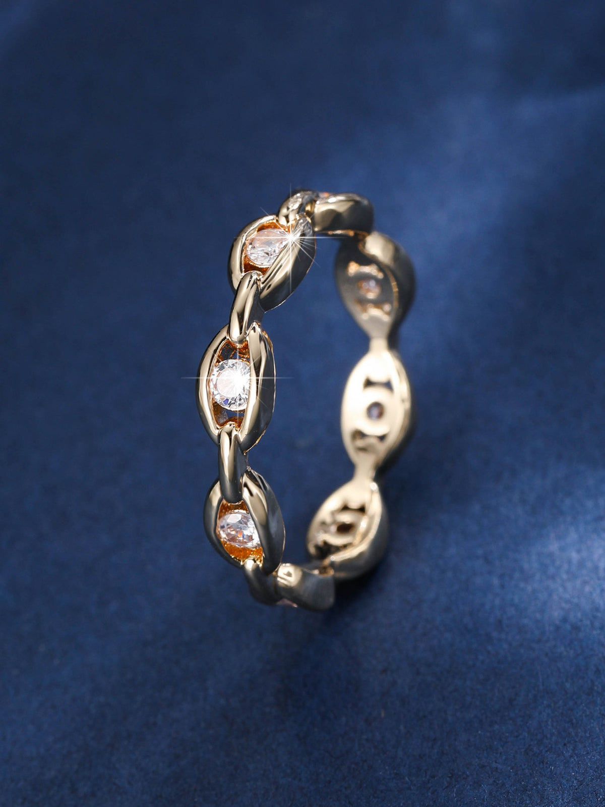 Gold cutout jewelry set by Yoshan