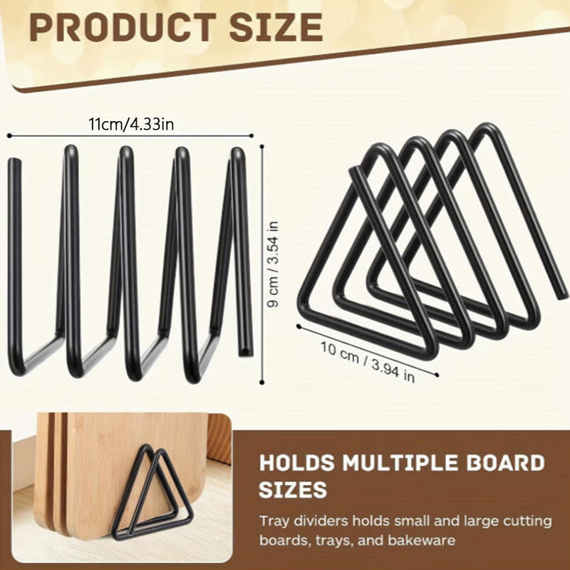 Metal Wrought-iron Cutting Board Rack Kitchen Holder Storage Bin Home Organizer Candle Table