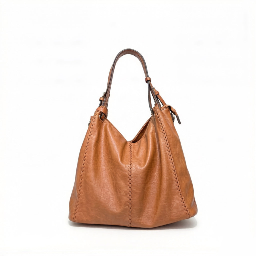 Women's Large-capacity Retro Shoulder Bag for Everyday Use Travel Work Versatile Office School