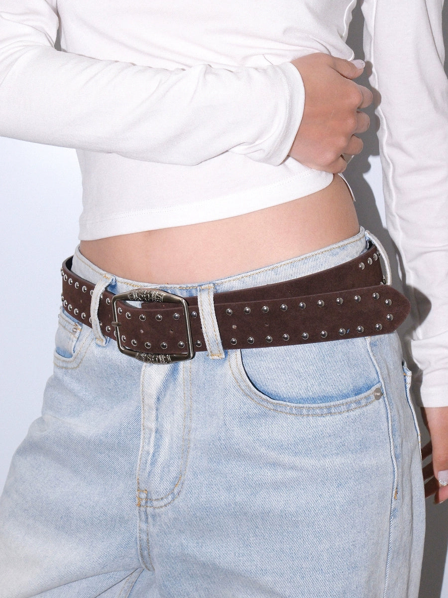 Women's American-style Ethnic Studded Retro Everyday Jeans Belt for Date Night Gift Party Designer Office Vacation