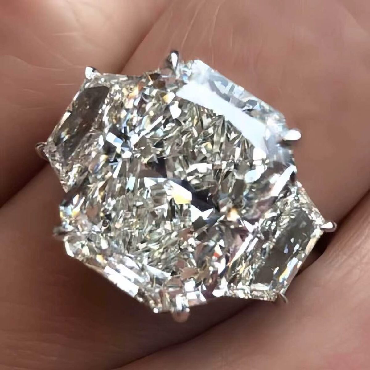 Cubic zirconia ring by Yoshan