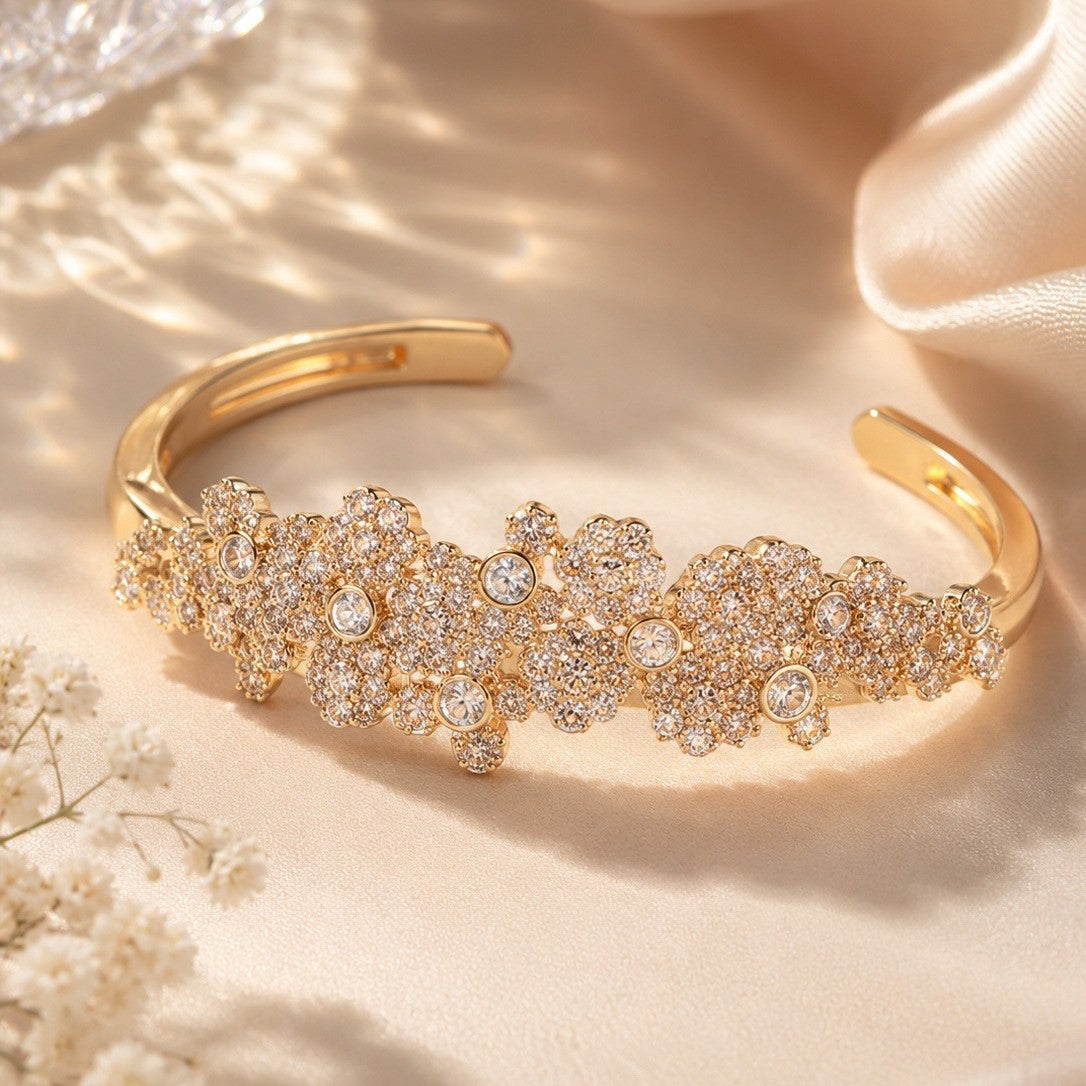 Cuff bracelet by Yoshan, detail view 4
