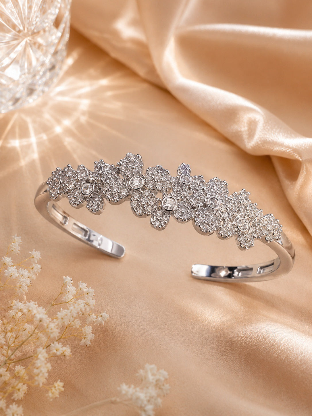 Silver cuff bracelet by Yoshan