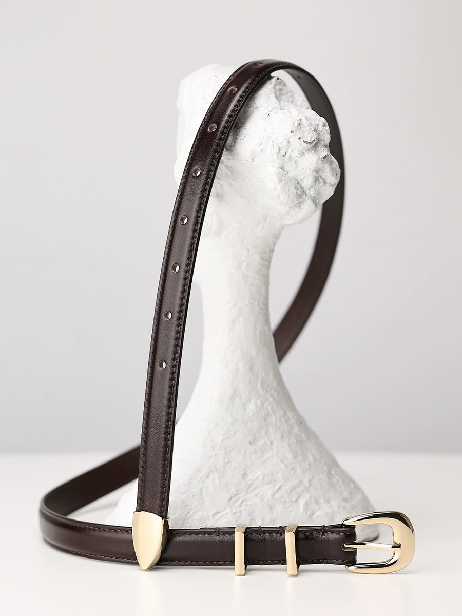 Women's Metal Korean-style Waist Belt for Date Night Gift Party Premium Designer Versatile Office Everyday