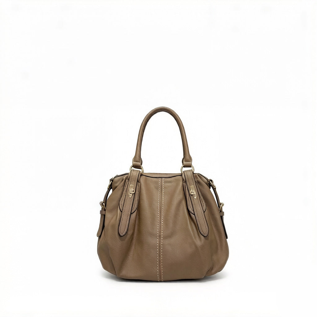 Women's Large-capacity Commute Office Workwear Retro Tote Bag Shoulder Crossbody Purse Versatile Work and Travel School