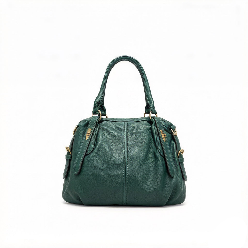 Women's Large-capacity Commute Office Workwear Retro Tote Bag Shoulder Crossbody Purse Versatile Work and Travel School